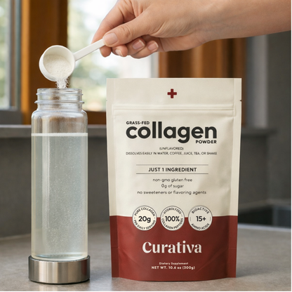 Curativa™ Grass-Fed Collagen Peptides – 300g Pouch